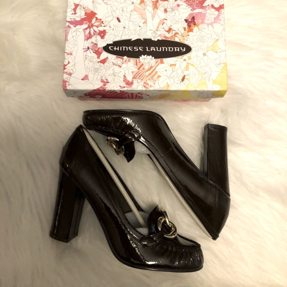 Chinese Laundry Degree Patent Leather Heel